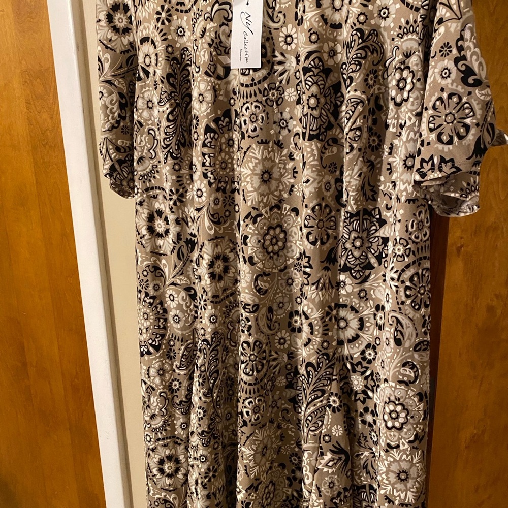 NY Collection Women's Patterned Dress